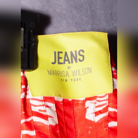 Marissa Wilson New York Mimi Shiny A Line Pleated Skirt 12 - Picture 4 of 9